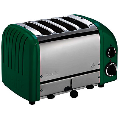 Dualit Made to Order Classic 4-Slice Toaster Stainless Steel/Turquoise Green Gloss Dualit Made to Order Classic 4-Slice Toaster Stainless Steel/Turquoise Green Gloss